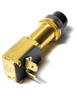 Brass Push Button Switch (Momentary On-Off, SPST)